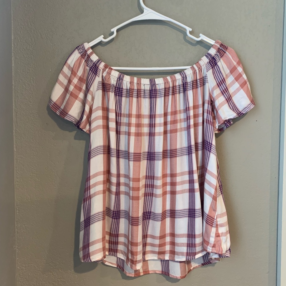 NEW Express Pink Off-shoulder Top